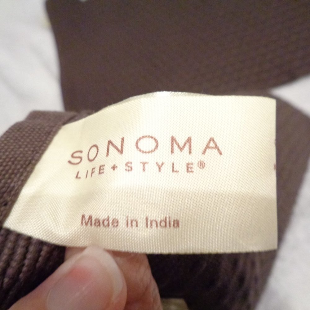 Sonoma Brown Diamond Overlay Placements Set of 6 NWT - Picture 7 of 7